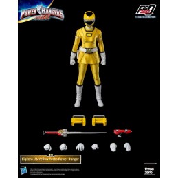 POWER RANGERS TURBO YELLOW TURBO POWER RANGER 30CM ACTION FIGURE THREEZERO