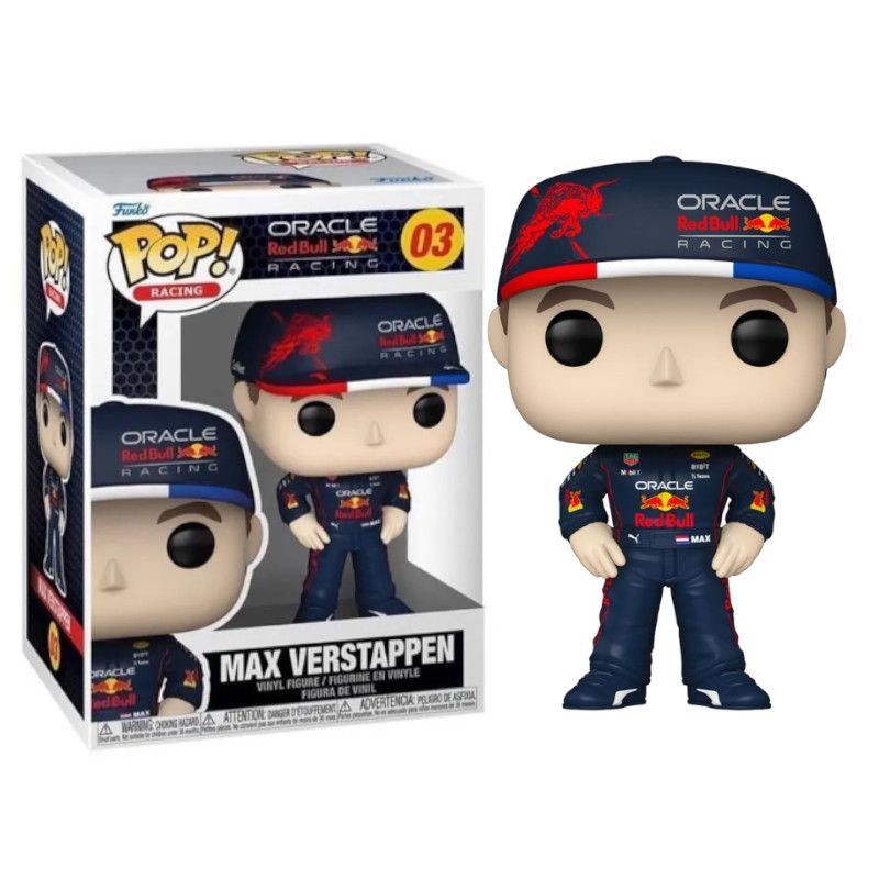 FUNKO POP! FORMULA 1 MAX VERSTAPPEN BOBBLE HEAD FIGURE FUNKO