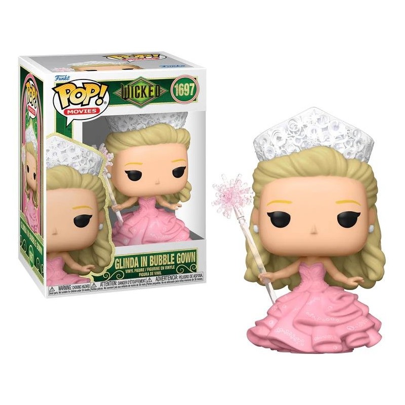 FUNKO FUNKO POP! WICKED GLINDA IN BUBBLE GOWN BOBBLE HEAD FIGURE