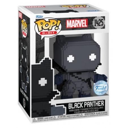 FUNKO POP! 8-bit MARVEL BLACK PANTHER BOBBLE HEAD KNOCKER FIGURE