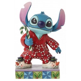 ENESCO LILO AND STITCH CHRISTMAS PJ STITCH STATUE FIGURE