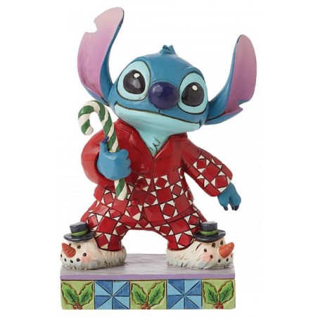 LILO AND STITCH CHRISTMAS PJ STITCH STATUE FIGURE