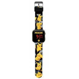 ACCUTIME WATCH POKEMON PIKACHU DIGITAL WRISTWATCH BLACK