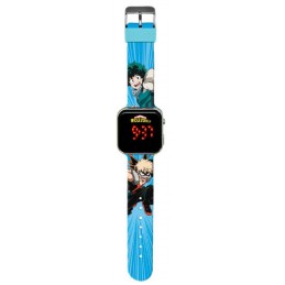 ACCUTIME WATCH MY HERO ACADEMIA DIGITAL WRISTWATCH SKY BLUE