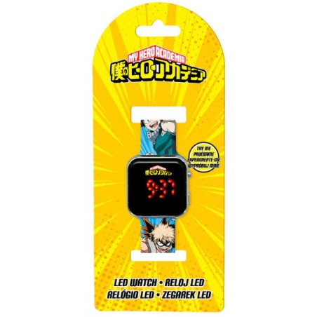 MY HERO ACADEMIA DIGITAL WRISTWATCH SKY BLUE