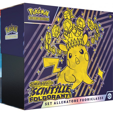 POKEMON SCARLATTO E VIOLETTO SCINTILLE FOLGORANTI SET ALLENATORE FUORICLASSE IN ITALIANO