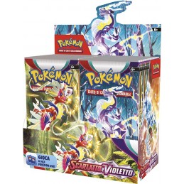 POKEMON SCARLATTO E VIOLETTO BOOSTER BOX 36 BUSTE IN ITALIANO THE POKEMON COMPANY INTERNATIONAL