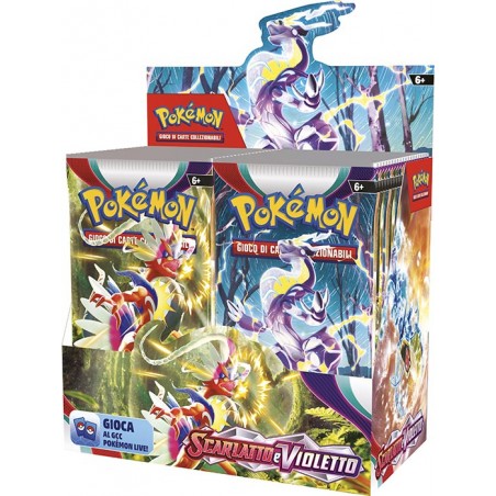 POKEMON SCARLATTO E VIOLETTO BOOSTER BOX 36 BUSTE IN ITALIANO