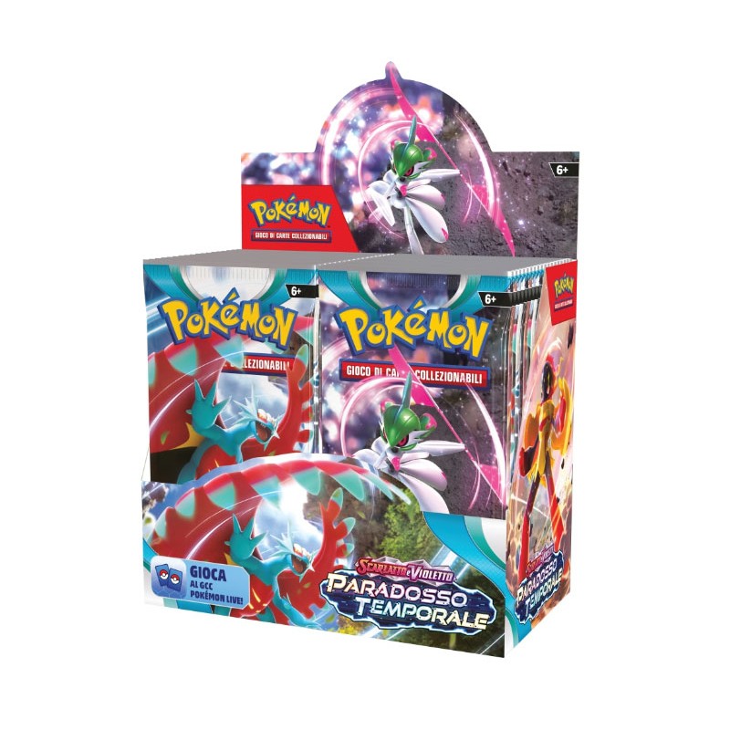 POKEMON SCARLATTO E VIOLETTO PARADOSSO TEMPORALE BOOSTER BOX 36 BUSTE IN ITALIANO THE POKEMON COMPANY INTERNATIONAL