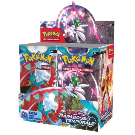 POKEMON SCARLATTO E VIOLETTO PARADOSSO TEMPORALE BOOSTER BOX 36 BUSTE IN ITALIANO