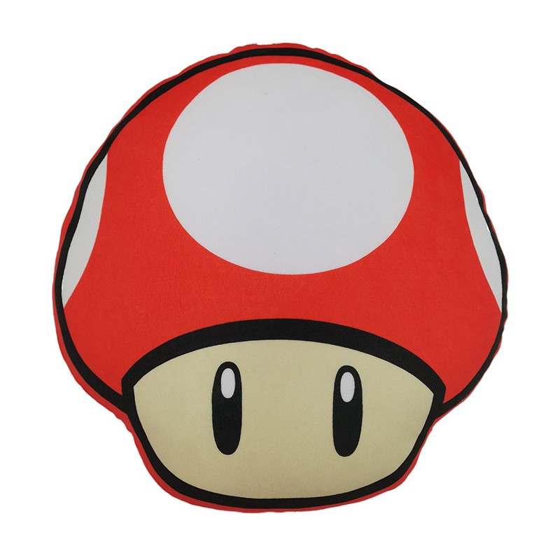 SUPER MARIO FUNGO 3D PILLOW CUSCINO 40CM LYO