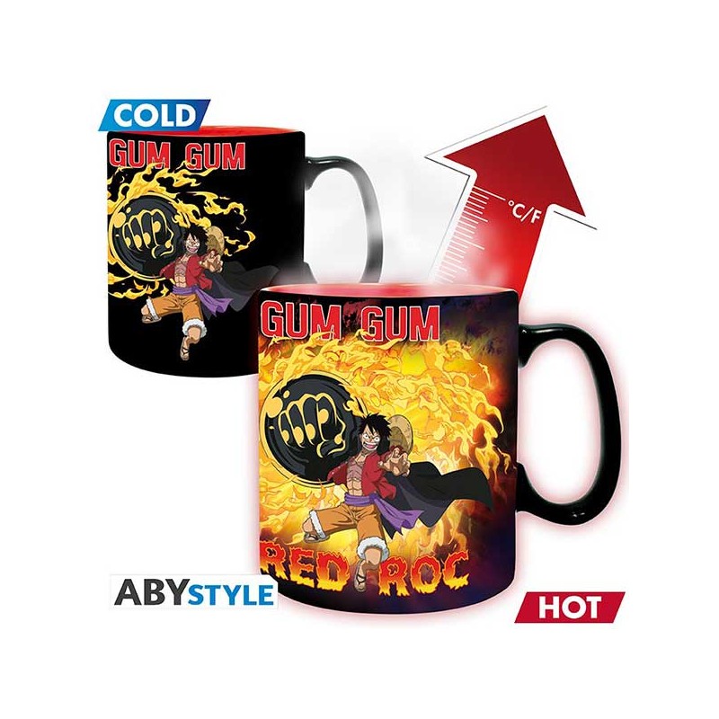 ABYSTYLE ONE PIECE LUFFY vs KAIDO HEAT CHANGE MUG 460ML