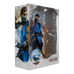 MC FARLANE MORTAL KOMBAT 1 SUB-ZERO POSED STATUE 25CM FIGURE