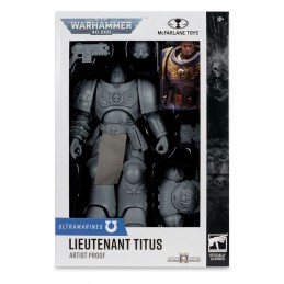 WARHAMMER 40000 ULTRAMARINES LIEUTENANT TITUS ARTIST PROOF ACTION FIGURE MC FARLANE