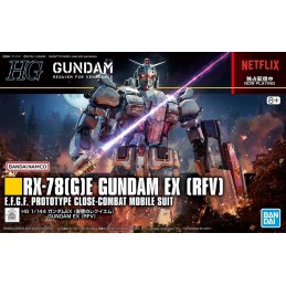 HIGH GRADE HG GUNDAM EX RFV 1/144 RX-78(G)E MODEL KIT GUNPLA ACTION FIGURE BANDAI