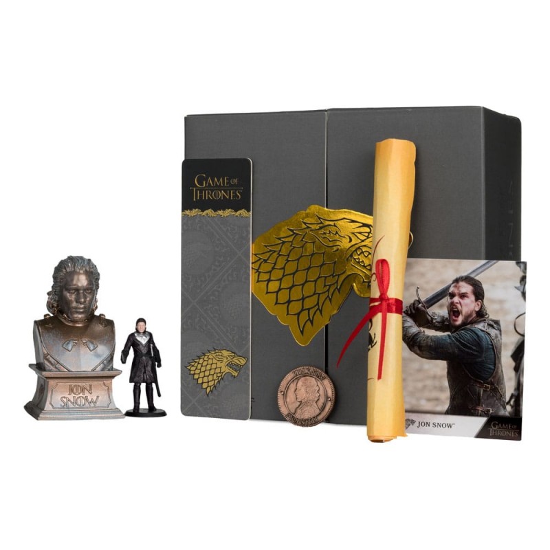 GAME OF THRONES JON SNOW COLLECTOR BOX MC FARLANE