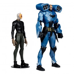 DC MULTIVERSE ROOKIE & MR. BLOOM 2-PACK GOLD LABEL SDCC ACTION FIGURE MC FARLANE