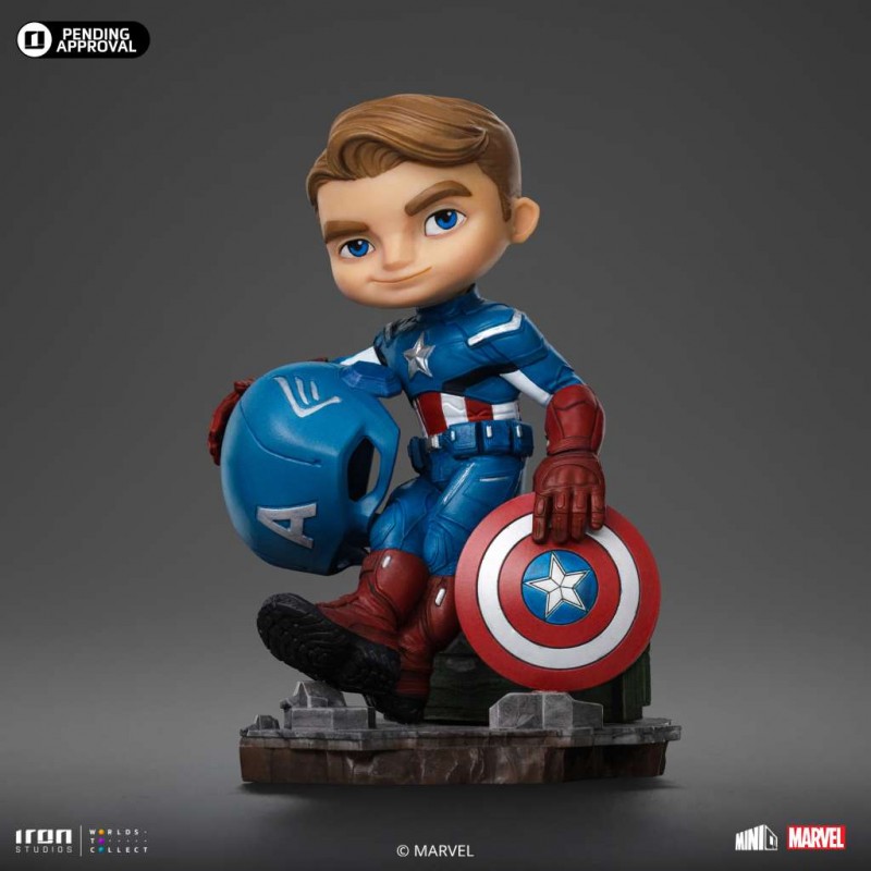 MARVEL INFINITY SAGA MINICO CAPTAIN AMERICA FIGURE STATUA IRON STUDIOS