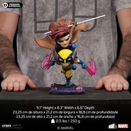 IRON STUDIOS X-MEN '97 GAMBIT AND WOLVERINE MINICO FIGURE STATUE