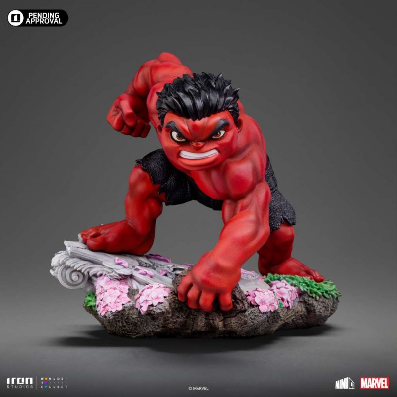 CAPTAIN AMERICA BRAVE NEW WORLD RED HULK MINICO FIGURE STATUA IRON STUDIOS