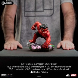 IRON STUDIOS CAPTAIN AMERICA 4 RED HULK MINICO FIGURE STATUE