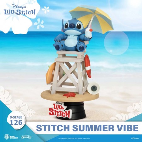 D-STAGE LILO AND STITCH DS-126 STITCH SUMMER VIBE STATUA FIGURE DIORAMA