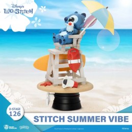 D-STAGE LILO AND STITCH DS-126 STITCH SUMMER VIBE STATUA FIGURE DIORAMA BEAST KINGDOM