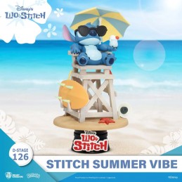 D-STAGE LILO AND STITCH DS-126 STITCH SUMMER VIBE STATUA FIGURE DIORAMA BEAST KINGDOM