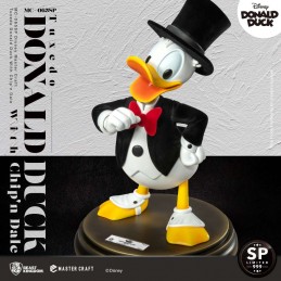 BEAST KINGDOM TUXEDO DONALD DUCK AND CHIP & DALE MASTER CRAFT PLATINUM VER. STATUE 40CM RESIN FIGURE