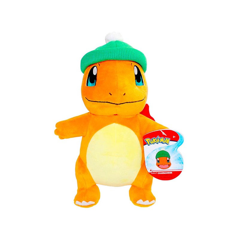 JAZWARES POKEMON CHARMANDER BEANIE 20CM PLUSH FIGURE