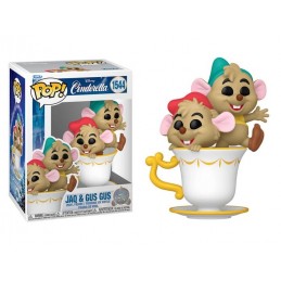 FUNKO POP! DISNEY CENERENTOLA JAQ & GUS GUS BOBBLE HEAD FIGURE FUNKO