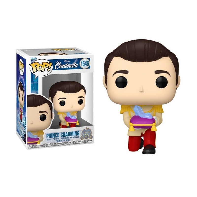 FUNKO POP! DISNEY CENERENTOLA PRINCE CHARMING BOBBLE HEAD FIGURE FUNKO