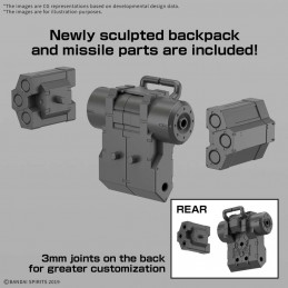 30MM BEXM-6 ROUNDNOVA 1/144 MODEL KIT ACTION FIGURE BANDAI