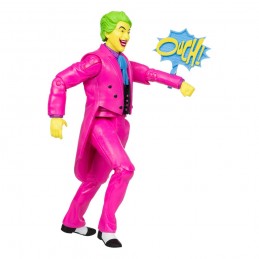 MC FARLANE DC MULTIVERSE BATMAN '66 THE JOKER BLACK LIGHT EDITION ACTION FIGURE