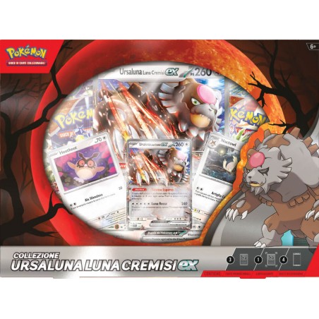 POKEMON COLLEZIONE URSALUNA LUNA CREMISI EX IN ITALIANO