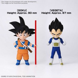 DRAGON BALL DAIMA SON GOKU & VEGETA MODEL KIT DIORAMA BANDAI