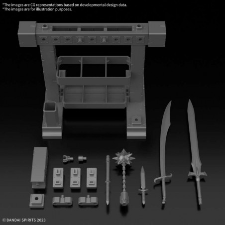 30MF ITEM SHOP 3 WEAPON OPTION FOR MODEL KIT ACTION FIGURE