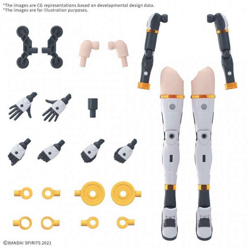 BANDAI 30MS OPTION PARTS SET 19 DASH UNIT COLOR A FOR MODEL KIT FIGURES