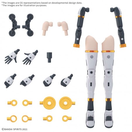 30MS OPTION PARTS SET 19 DASH UNIT COLOR A FOR MODEL KIT FIGURES