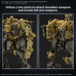 BANDAI 30MM ARMORED CORE VI FOR RAD CC-3000 WRECKER MILK TOOTH 1/144 MODEL KIT FIGURE