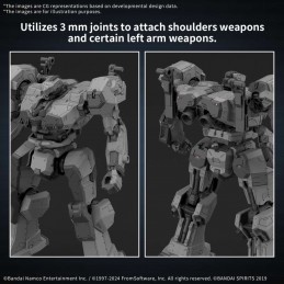 BANDAI 30MM ARMORED CORE VI FOR BALAM IND BD-011 MELANDER 1/144 MODEL KIT FIGURE