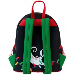 LOUNGEFLY THE NIGHTMARE BEFORE CHRISTMAS JACK LOUNGEFLY MINI BACKPACK GLOW IN THE DARK