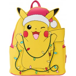 LOUNGEFLY POKEMON HOLIDAY PIKACHU LOUNGEFLY MINI BACKPACK GLOW IN THE DARK