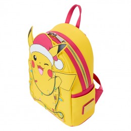 LOUNGEFLY POKEMON HOLIDAY PIKACHU LOUNGEFLY MINI BACKPACK GLOW IN THE DARK