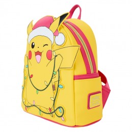 LOUNGEFLY POKEMON HOLIDAY PIKACHU LOUNGEFLY MINI BACKPACK GLOW IN THE DARK