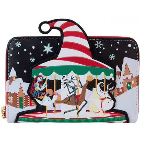 THE NIGHTMARE BEFORE CHRISTMAS TOWN ZIP WALLET