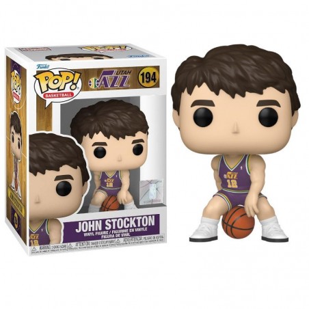 FUNKO POP! NBA JOHN STOCKTON UTAH JAZZ BOBBLE HEAD FIGURE