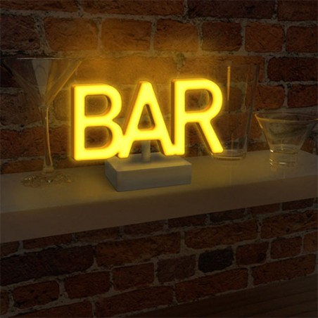 BAR LED NEON LIGHT LAMPADA