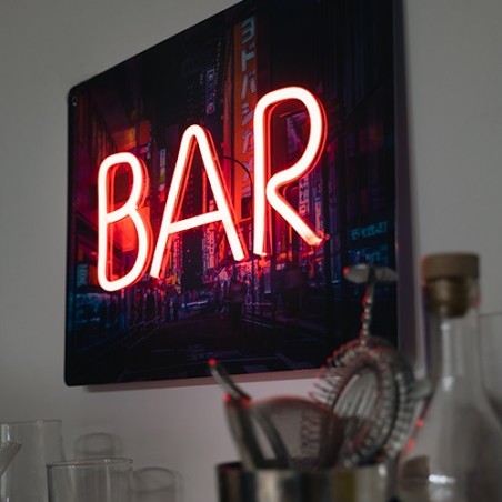 BAR CITY LED NEON LIGHT LAMPADA