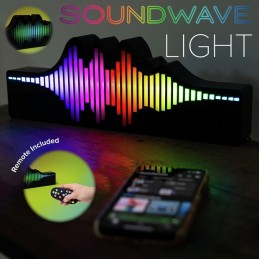 SOUNDWAVE LED LIGHT LAMPADA FIZZ CREATIONS